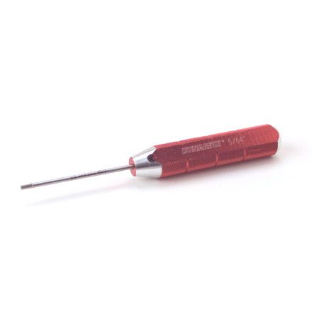 DYN2913 Machined Hex Driver, Red: 5/64