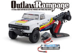 34361T1B Outlaw Rampage White EP 2WD 2RSA RS