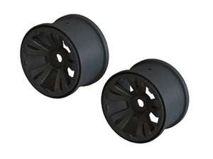 MT 3.8" WHEEL 17MM HEX (BLACK/2PCS)