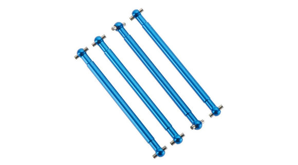 Aluminum Dogbone Drive Shaft, Blue (4): BX MT SC