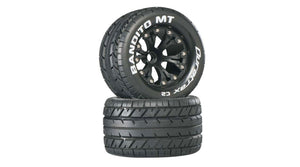 Bandito MT 2.8" 2WD Mounted Front C2 Tires, Black (2)