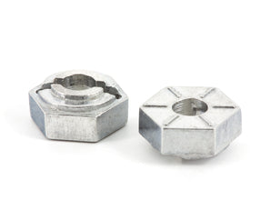 WHEEL HEXES 12MM CAST ALLOY (2PCS)