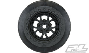 PRO2776-03 Pomona Drag Spec 2.2"/3.0" Black Wheels for Slash 2wd Rear & Slash 4x4 Front or Rear