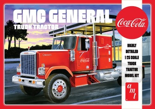 Coca-Cola 1976 GMC General Semi Tractor Cab 1/25 AMT Models