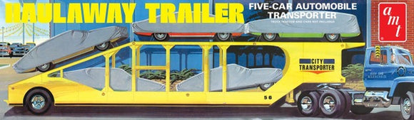 Five-Car Automobile Haulaway Trailer 1/25