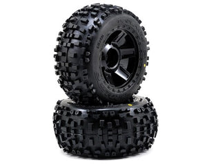 Pro-Line Badlands 3.8" Tire 1/2" Offset Wheel (2) (Black) (M2)