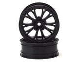 Pro-Line 2WD Pomona Drag Spec 2.2" Front Drag Racing Wheels (2) w/12mm Hex (Black)