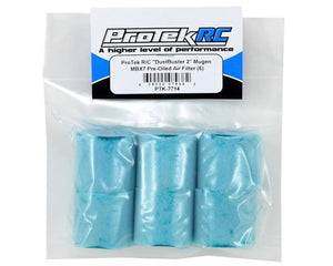 ProTek RC "DustBuster 2" Mugen MBX8 & MBX7 Pre-Oiled Air Filter Foam (6)