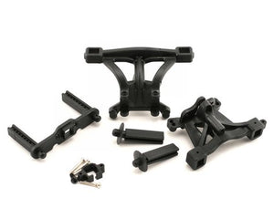 Traxxas Revo Body Mounts front & rear w/body mount posts, front & rear, 2.5x18mm