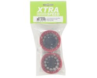 Xtra Speed 1.9 Aluminum Iron Clock Mass Beadlock Wheel (Red) (2)